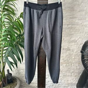 Lululemon “At Ease” Grey Textured Jogger Athletic Pants Size XL